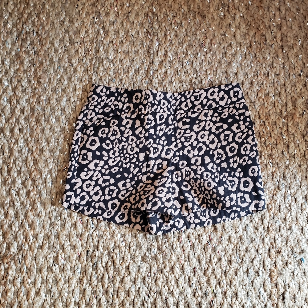 Loft Cheetah Print Shorts 0p NWOT